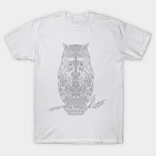 colorful owl line art idea Essential Sticker T-Shirt